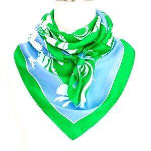 NWT TALBOTS Delightful Floral Silk Square Scarf.